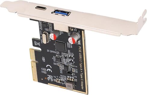 بطاقة توسيع PCIe إلى USB 3.1، نقل بيانات بسرعة 10 جيجابت في الثانية، شريحة ASM1142، USB 3.0 / Type C 3.1، متوافق مع PCle x4، لنظام التشغيل OS X in Saudi Arabia