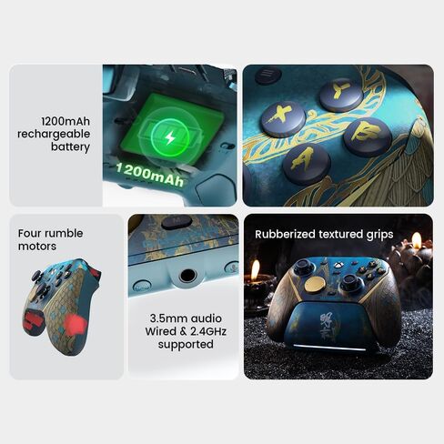 GameSir G7 Pro Wireless Controller for Xbox, PC & Android with TMR Sticks, Hall Effect Analog Triggers, 1000Hz Polling Rate, 3.5mm Audio Jack - Wuchang: Fallen Feathers Edition (Renewed) in Saudi Arabia