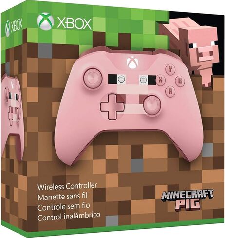 عبوة مجمعة لوحدة التحكم اللاسلكية Microsoft Xbox One (Minecraft Pig) (متجددة) in Saudi Arabia