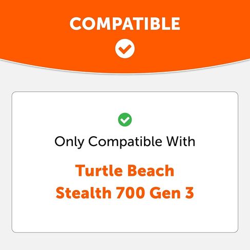 WC Freeze V2 Stealth 700 Gen 3 - وسادات أذن جل تبريد متوافقة مع Turtle Beach Stealth 700 Gen 3 من Wicked Cushions | نسيج التبريد Freeze V2، راحة معززة وعزل الصوت | كامو أسود in Saudi Arabia