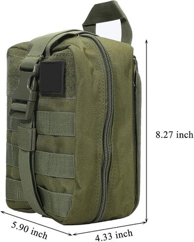 Tactical Waist Belt Pouch,Universal Outdoor EDC Molle Waist Bag Belt Phone Pouch Holster Purse Carrying Pouch for Smartphone, Tools in Saudi Arabia