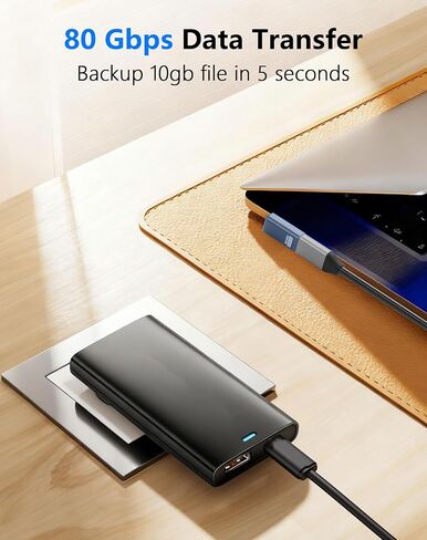 CERRXIAN الزاوية اليمنى USB C محول 3 حزمة، 90 درجة USB C ذكر إلى USB نوع C أنثى محول 80 جيجابت في الثانية 240W تهمة OTG محول سرعة نقل البيانات والشحن السريع USB نوع C موسع in Kuwait