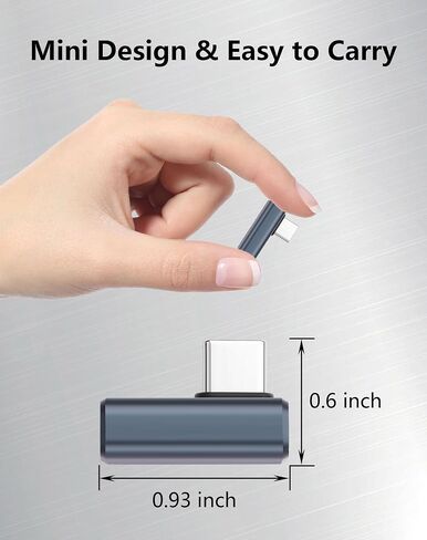 CERRXIAN الزاوية اليمنى USB C محول 3 حزمة، 90 درجة USB C ذكر إلى USB نوع C أنثى محول 80 جيجابت في الثانية 240W تهمة OTG محول سرعة نقل البيانات والشحن السريع USB نوع C موسع in Kuwait