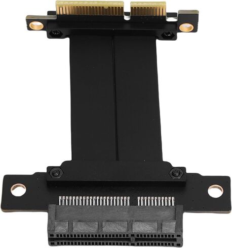 كابل تمديد Yunseity PCIE 4.0 X4، كابل تمديد GPU 64 PIN Anti EMI لتطبيقات الذكاء الاصطناعي (5 سم) in Saudi Arabia