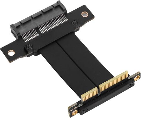 كابل تمديد Yunseity PCIE 4.0 X4، كابل تمديد GPU 64 PIN Anti EMI لتطبيقات الذكاء الاصطناعي (5 سم) in Saudi Arabia