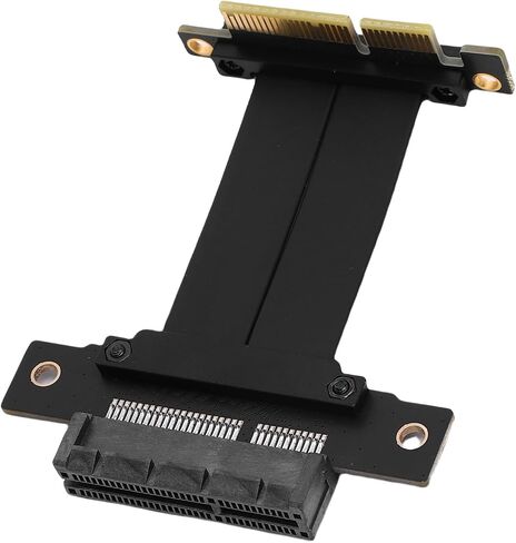 كابل تمديد Yunseity PCIE 4.0 X4، كابل تمديد GPU 64 PIN Anti EMI لتطبيقات الذكاء الاصطناعي (5 سم) in Saudi Arabia