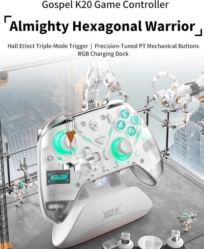 Switch Controller, OLCLSS Wireless Switch Pro Controller for Nintendo Switch/Switch Lite, Supports Gyro Axis, Turbo, NFC Amibo Function and Dual Vibration in Kuwait