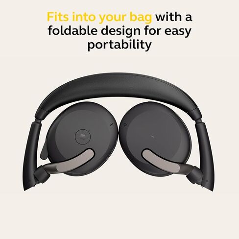 Jabra Evolve2 65 Flex MS Stereo - headset - with wireless charging pad (Renewed) in Saudi Arabia