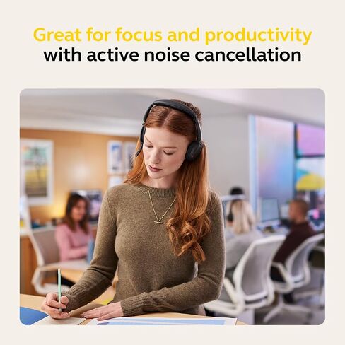Jabra Evolve2 65 Flex MS Stereo - headset - with wireless charging pad (Renewed) in Saudi Arabia
