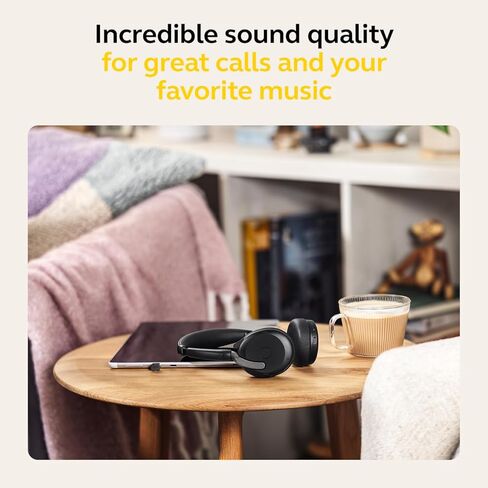 Jabra Evolve2 65 Flex MS Stereo - headset - with wireless charging pad (Renewed) in Saudi Arabia