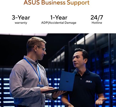 كمبيوتر محمول للأعمال ASUS ExpertBook PM3 مقاس 16 بوصة، ومعالج AMD Ryzen AI 7 350، وذاكرة وصول عشوائي 32 جيجابايت، و1 تيرابايت SSD، وواي فاي 7، ونظام التشغيل Windows 11 Pro، رمادي ضبابي، PM3606CKA-XS76 in Saudi Arabia