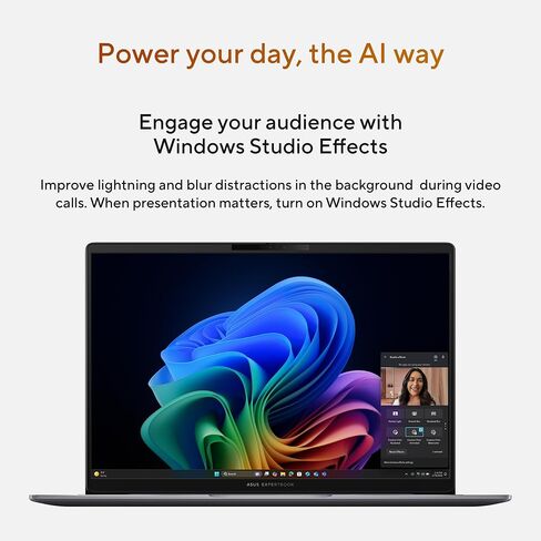 كمبيوتر محمول للأعمال ASUS ExpertBook PM3 مقاس 16 بوصة، ومعالج AMD Ryzen AI 7 350، وذاكرة وصول عشوائي 32 جيجابايت، و1 تيرابايت SSD، وواي فاي 7، ونظام التشغيل Windows 11 Pro، رمادي ضبابي، PM3606CKA-XS76 in Saudi Arabia