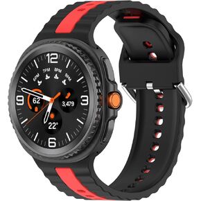 VeveXiao Silicone Band Compatible with Samsung Galaxy Watch 8 Classic 46mm 40mm 44mm Band, No Gap Silicone Sport Replacement Bands For Galaxy Watch Ultra 2025 in Kuwait