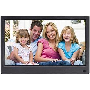 إطار صور رقمي مقاس 11.6 بوصة، لوحة IPS، دقة عالية 1920 × 1080، مع مستشعر حركة ومشغل فيديو، أبيض. in Kuwait