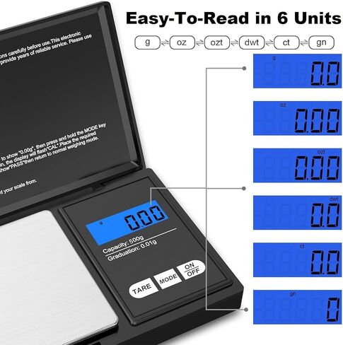 Archery Scale Digital Hunting Arrows Scale Grain/Gram Bow Scales 7 Weighing Units LCD Backlight Display Included Batteries in Saudi Arabia