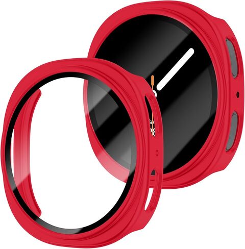 Case for Galaxy Watch 8 Screen Protector 40mm 44mm,Hard PC Case+Built in Tempered Glass,Full Protection Cover Protective Bumper for Samsung Galaxy Watch 8 40 44 mm Women Men in Saudi Arabia