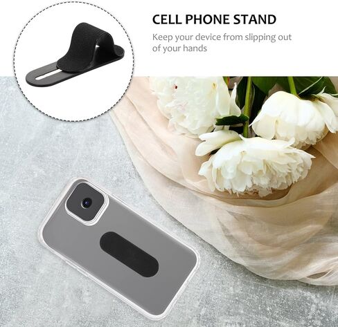 STOBOK 1pc Adjustable Phone Grip Holder Self-Adhesive Finger Stand for Back of Smartphone Compatible Tablets for Watching Movies and Tv Shows Hands in Saudi Arabia