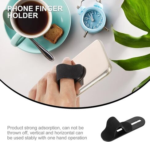 STOBOK 1pc Adjustable Phone Grip Holder Self-Adhesive Finger Stand for Back of Smartphone Compatible Tablets for Watching Movies and Tv Shows Hands in Saudi Arabia