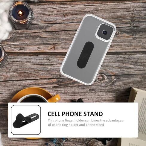 STOBOK 1pc Adjustable Phone Grip Holder Self-Adhesive Finger Stand for Back of Smartphone Compatible Tablets for Watching Movies and Tv Shows Hands in Saudi Arabia