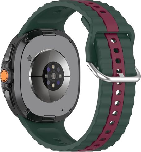 VeveXiao Silicone Band Compatible with Samsung Galaxy Watch 8 Classic 46mm 40mm 44mm Band, No Gap Silicone Sport Replacement Bands For Galaxy Watch Ultra 2025 in Kuwait