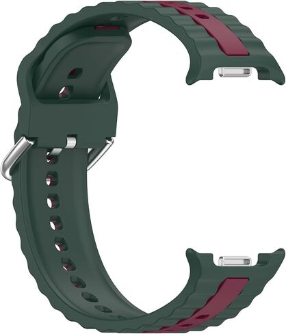 VeveXiao Silicone Band Compatible with Samsung Galaxy Watch 8 Classic 46mm 40mm 44mm Band, No Gap Silicone Sport Replacement Bands For Galaxy Watch Ultra 2025 in Kuwait