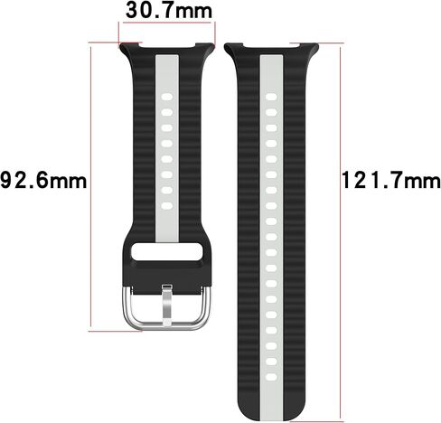 VeveXiao Silicone Band Compatible with Samsung Galaxy Watch 8 Classic 46mm 40mm 44mm Band, No Gap Silicone Sport Replacement Bands For Galaxy Watch Ultra 2025 in Kuwait