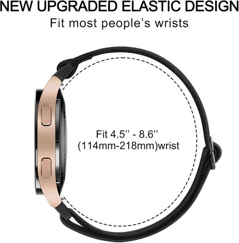 3 Pack Elastic Bands Compatible with Garmin Vivoactive 4 Watch Band, Soft Adjustable Stretchy Nylon Loop Strap for Garmin Venu 3 / Venu 2 in Saudi Arabia
