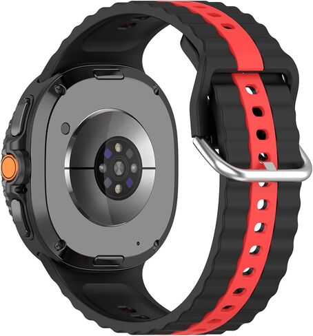 VeveXiao Silicone Band Compatible with Samsung Galaxy Watch 8 Classic 46mm 40mm 44mm Band, No Gap Silicone Sport Replacement Bands For Galaxy Watch Ultra 2025 in Kuwait