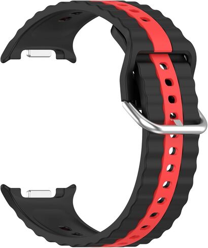 VeveXiao Silicone Band Compatible with Samsung Galaxy Watch 8 Classic 46mm 40mm 44mm Band, No Gap Silicone Sport Replacement Bands For Galaxy Watch Ultra 2025 in Kuwait