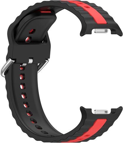 VeveXiao Silicone Band Compatible with Samsung Galaxy Watch 8 Classic 46mm 40mm 44mm Band, No Gap Silicone Sport Replacement Bands For Galaxy Watch Ultra 2025 in Kuwait