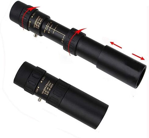 Portable Monocular Binoculars 10-30x25 Zoom Monocular Telescope Pocket Binocula Optical Prism Scope in Saudi Arabia
