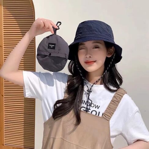 Sun Hats for Men&Women Waterproof Packable Hat Bucket Bonnie Hat Beach Hiking Fishing Gardening in Saudi Arabia