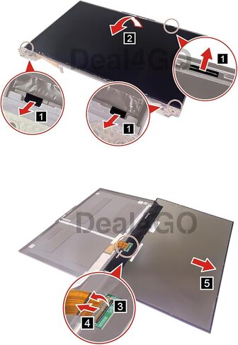 Deal4GO 40 دبوس 165 هرتز QHD LCD eDP كابل DC02C00XT10 بديل لينوفو فيلق S7 16IAH7 16ARHA7 R9000X Y9000X 2022 in Saudi Arabia
