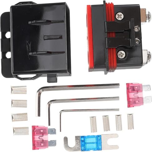 PRETYZOOM 1 Set Marine Fuse Block Fuse Holder Auto Audio Speaker Distribution Block Zinc Alloy in Saudi Arabia