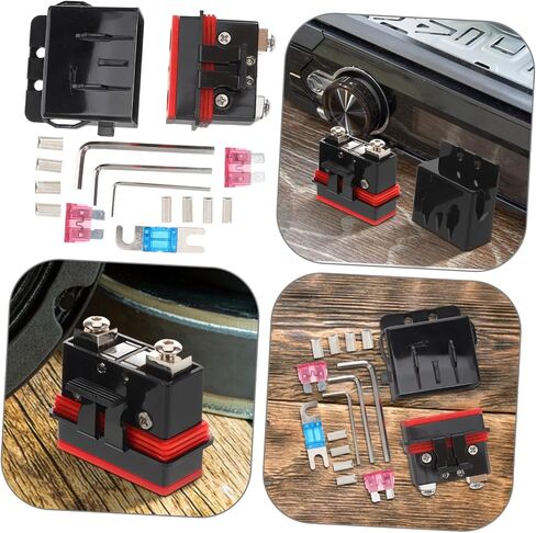 PRETYZOOM 1 Set Marine Fuse Block Fuse Holder Auto Audio Speaker Distribution Block Zinc Alloy in Saudi Arabia