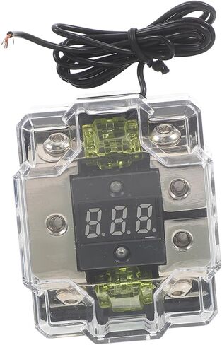 PRETYZOOM Auto Audio Fuse Block with Digital Display Auto Amplifier Fuse Holder for Easy Installation and Management Durable Design for Various Audio Systems in Saudi Arabia