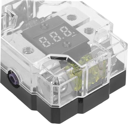 PRETYZOOM Auto Audio Fuse Block with Digital Display Auto Amplifier Fuse Holder for Easy Installation and Management Durable Design for Various Audio Systems in Saudi Arabia