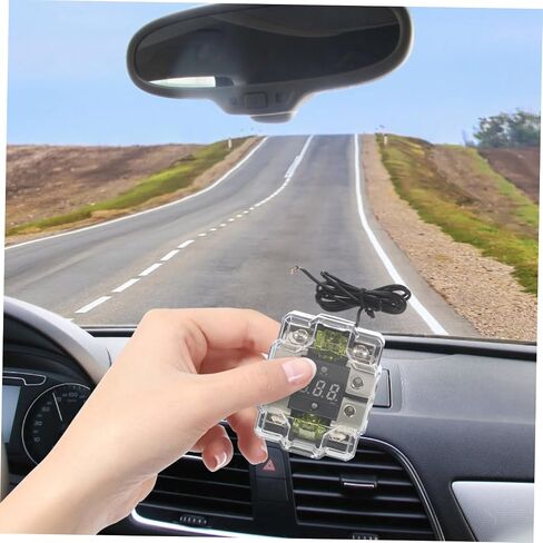 PRETYZOOM Auto Audio Fuse Block with Digital Display Auto Amplifier Fuse Holder for Easy Installation and Management Durable Design for Various Audio Systems in Saudi Arabia