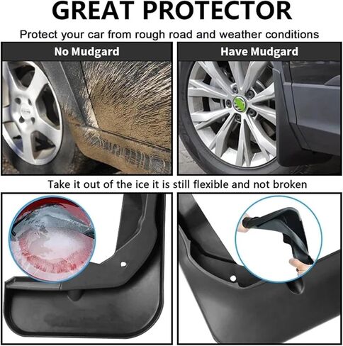 MudFlaps Compatible with Dongfeng Aeolus MAGE Mud Flaps Splash Guards Front Rear Car in Kuwait
