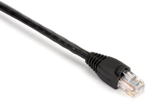 كابل التصحيح GigaBase 350 CAT5e - حذاء Snagless أسود - 5 قدم. in Kuwait