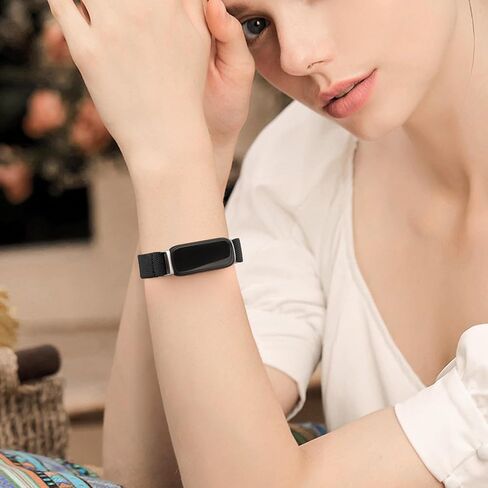 أربطة مطاطية من ميليا لـ Fitbit Inspire 3 للنساء والرجال، سوار معصم ناعم قابل للتعديل وقابل للتمدد من النايلون، أشرطة بديلة رياضية لـ Fitbit Inspire 3 لتتبع اللياقة البدنية in Saudi Arabia