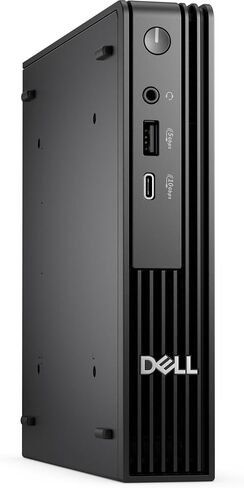 كمبيوتر Dell Pro Micro QCM1250 Business Mini، الجيل الرابع عشر Intel Core i5-14500T (14 نواة)، 16 جيجابايت DDR5، 256 جيجابايت PCIe SSD، سطح مكتب فائق الصغر، دعم شاشة 4K مزدوجة، USB-C، لوحة مفاتيح وماوس سلكي، Windows 11 Pro in Saudi Arabia