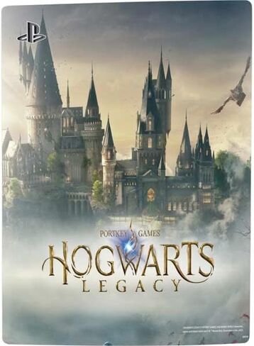 Skinit Decal Gaming Skin Compatible with PS5 Digital Edition Bundle - Officially Licensed Wizarding World Hogwarts Legacy Main Poster Design in Saudi Arabia