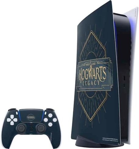 Skinit Decal Gaming Skin Compatible with PS5 Digital Edition Bundle - Officially Licensed Wizarding World Hogwarts Legacy Main Poster Design in Saudi Arabia