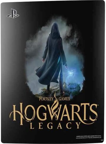 Skinit Decal Gaming Skin Compatible with PS5 Digital Edition Bundle - Officially Licensed Wizarding World Hogwarts Legacy Main Poster Design in Saudi Arabia