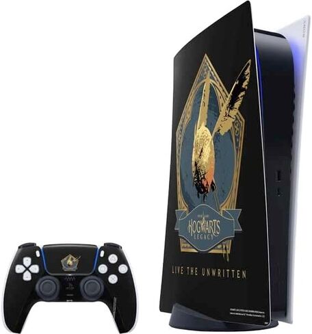 Skinit Decal Gaming Skin Compatible with PS5 Digital Edition Bundle - Officially Licensed Wizarding World Hogwarts Legacy Main Poster Design in Saudi Arabia