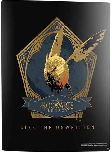 Skinit Decal Gaming Skin Compatible with PS5 Digital Edition Bundle - Officially Licensed Wizarding World Hogwarts Legacy Main Poster Design in Saudi Arabia