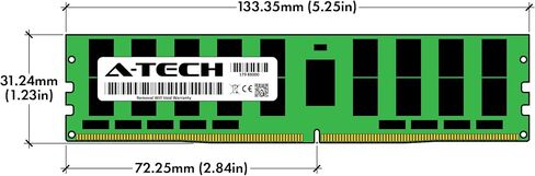 استبدال ذاكرة الوصول العشوائي A-Tech سعة 32 جيجابايت لجهاز Dell SNP2133D4L15/32G | DDR4 2133 ميجا هرتز PC4-17000 LRDIMM 4Rx4 1.2V ECC وحدة ذاكرة الخادم DIMM ذات 288 سنًا (SNP2133D4L15/32G-ATC) in Saudi Arabia