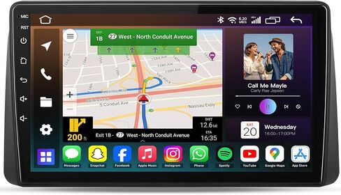[8Core 4+64G] راديو السيارة لـ Dodge Grand Caravan 2011-2020: شاشة لمس 9 بوصات 1280 * 800 | Android 13 | FM AM 36EQ BT5.0 | CarPlay Android Auto | OTA تحديث ستيريو لكرايسلر تاون آند كانتري 2011-2016 in Kuwait