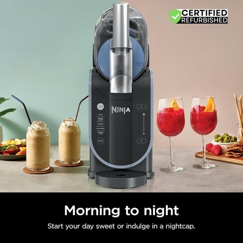 Ninja Slushi 72 Oz Maker Profession Frozen Frozen ، 3 إعدادات مسبقة Slushie Machine (متجدد) in Saudi Arabia